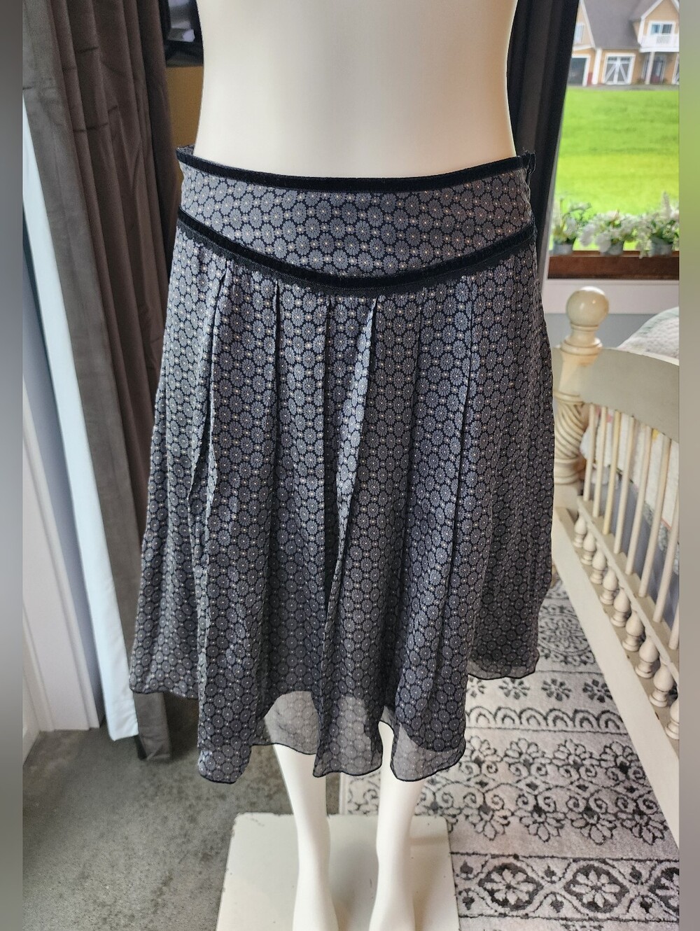 Max & Co Silk Skirt Sz 6